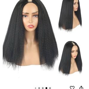 20 INCH KINKY STRAIGHT VPART WIG